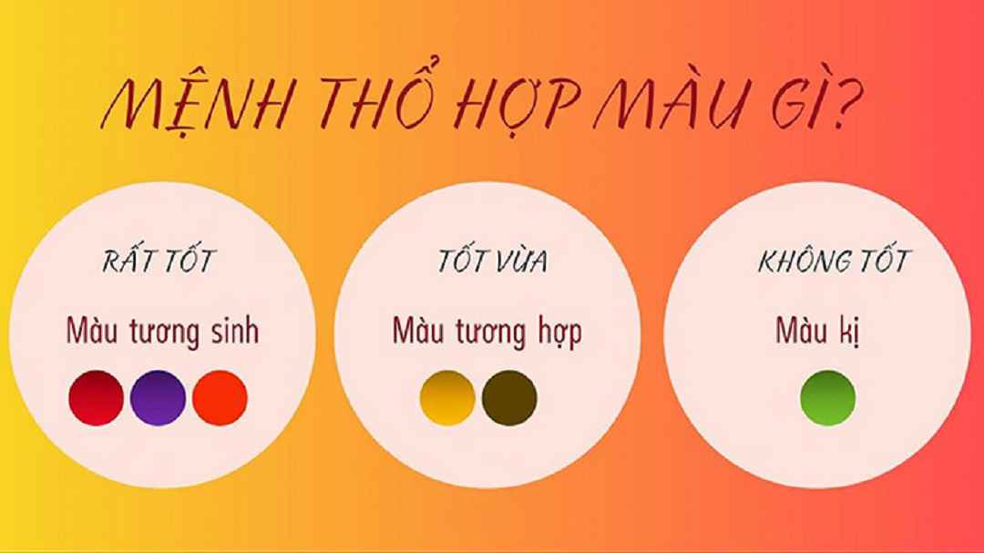 Người thuộc mệnh Thổ nên chọn vòng tay có màu tương sinh, tương hợp và tránh dùng vòng có màu kỵ